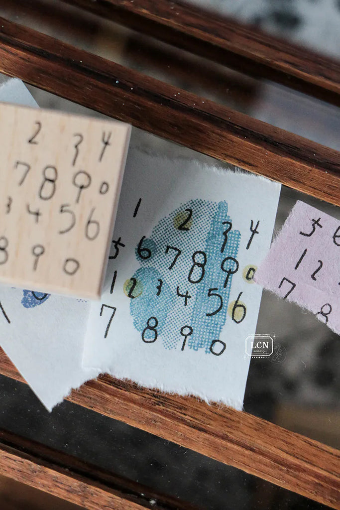 LCN Design Studio: Hand Drawn Numbers Stamp