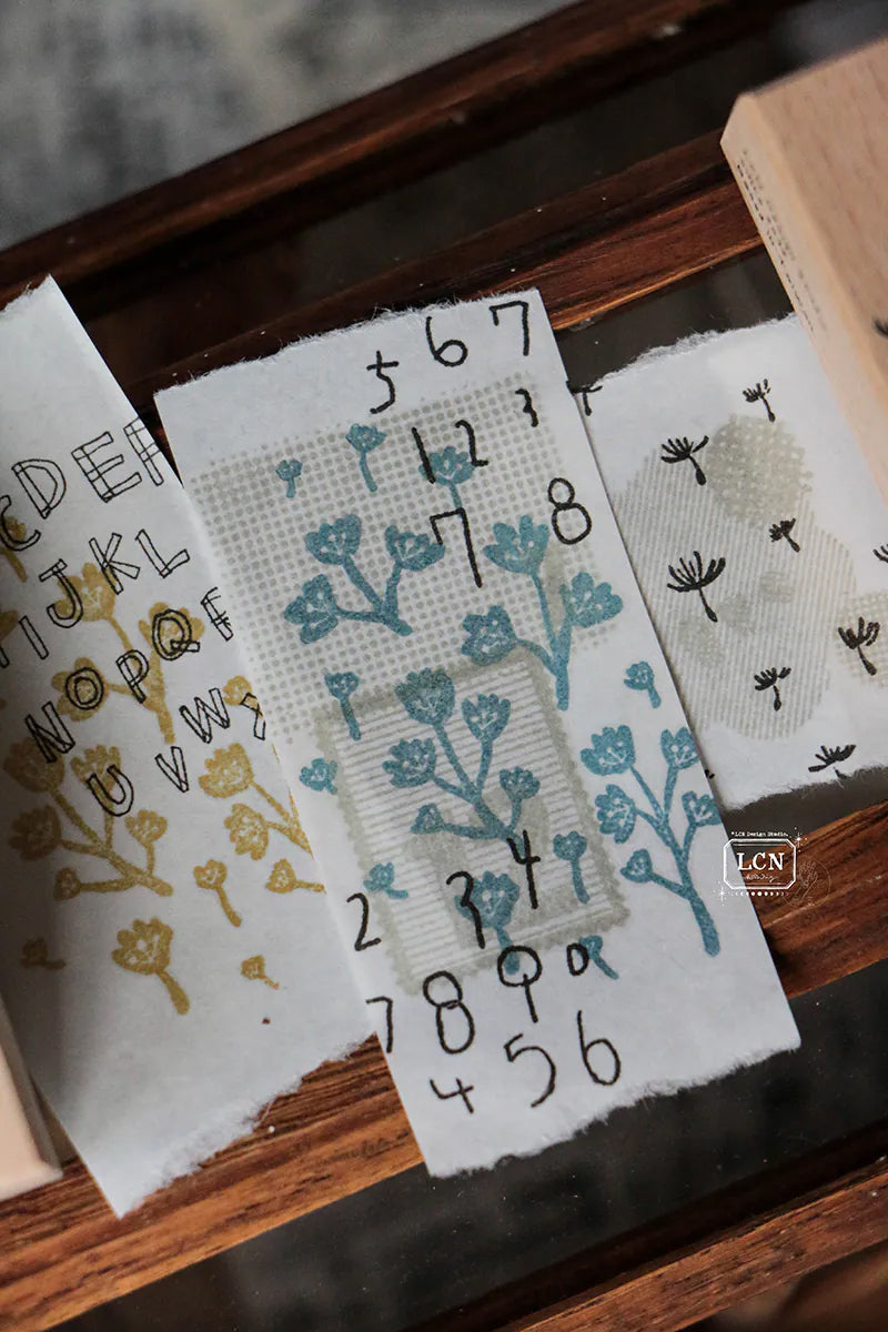 LCN Design Studio: Hand Drawn Numbers Stamp