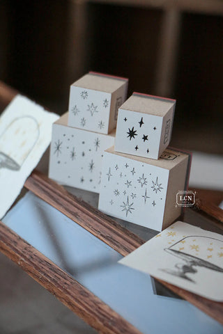 【PRE-ORDER】LCN Design Studio: Hand Drawn Stars Stamps Set