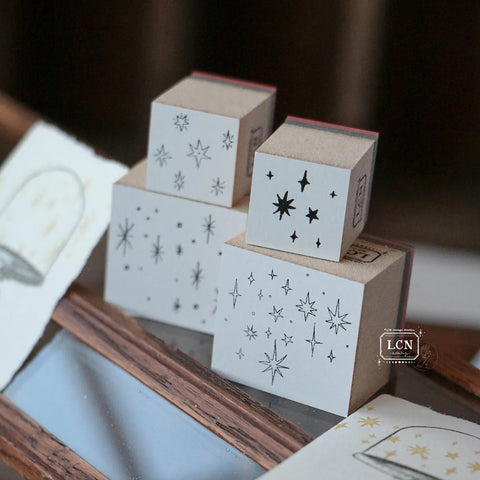 【PRE-ORDER】LCN Design Studio: Hand Drawn Stars Stamps Set
