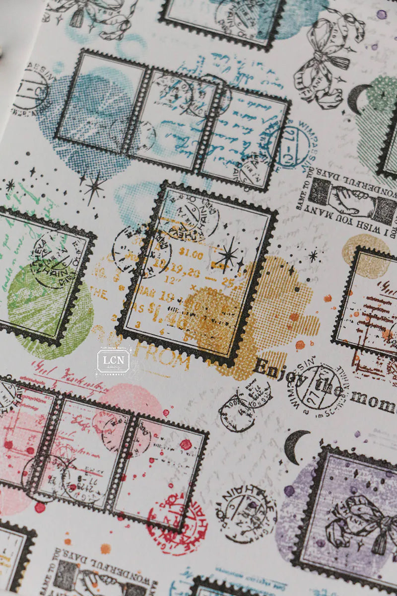 LCN Design Studio: Mini Postmarks Stamps Set