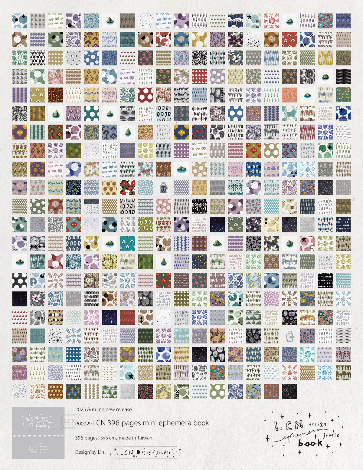 LCN Design Studio: 396 Pages Mini Ephemera Book