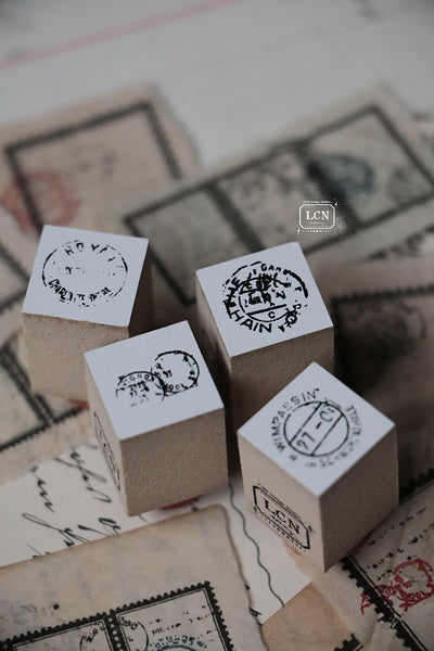 LCN Design Studio: Mini Postmarks Stamps Set