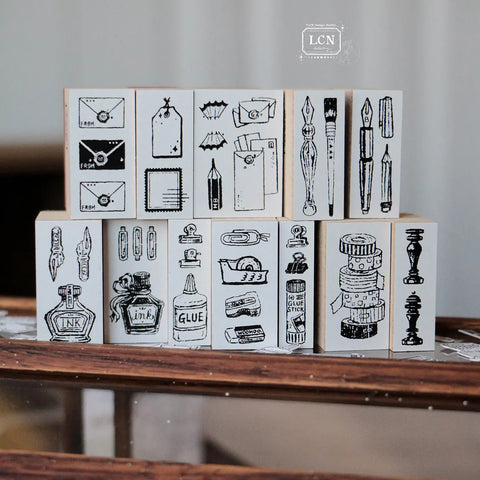【PRE-ORDER】LCN Design Studio: On the Desk II Stamps Set