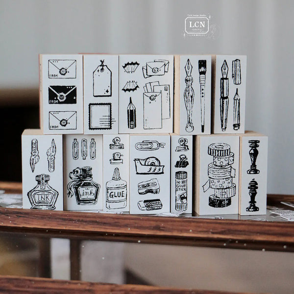 LCN Design Studio: On the Desk II Stamps Set