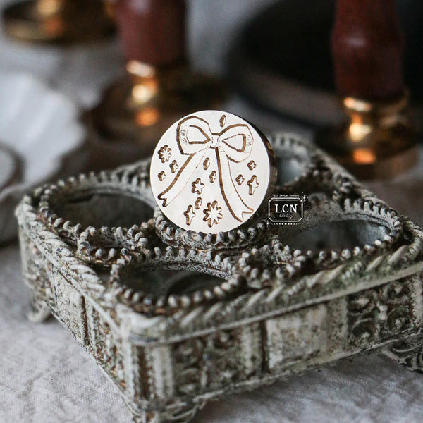 LCN Design Studio: Round Bow Wax Seal Stamp