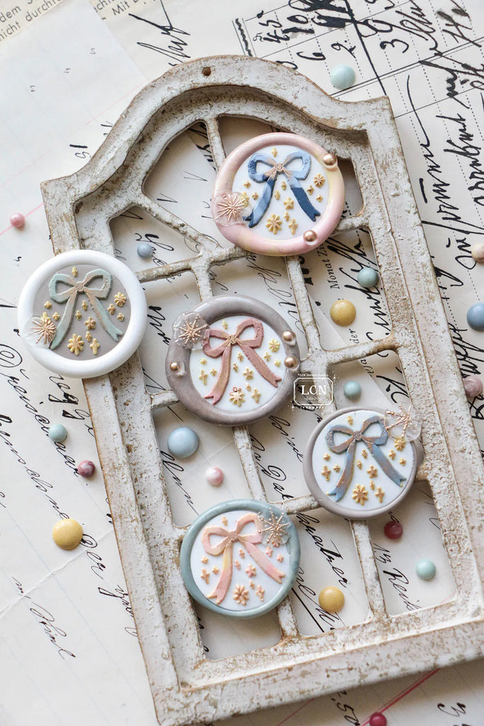 LCN Design Studio: Round Bow Wax Seal Stamp