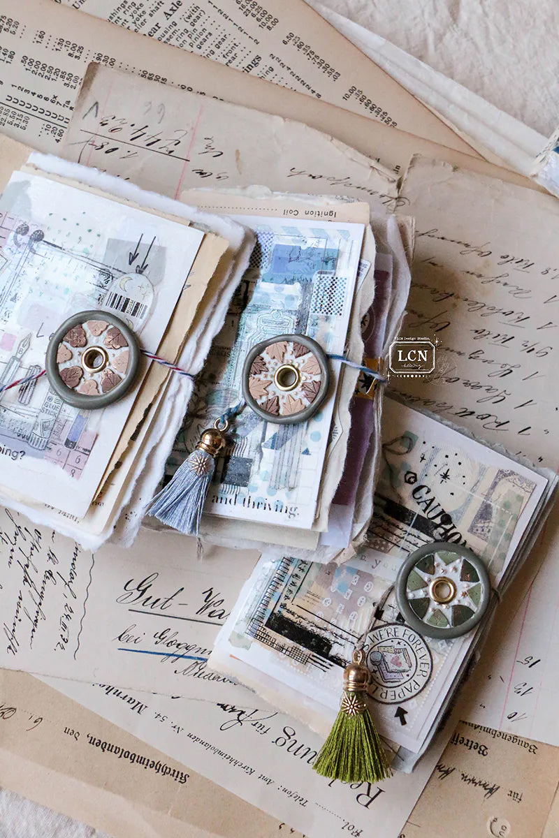 LCN Design Studio: Round Leaf Frame Wax Seal Stamps