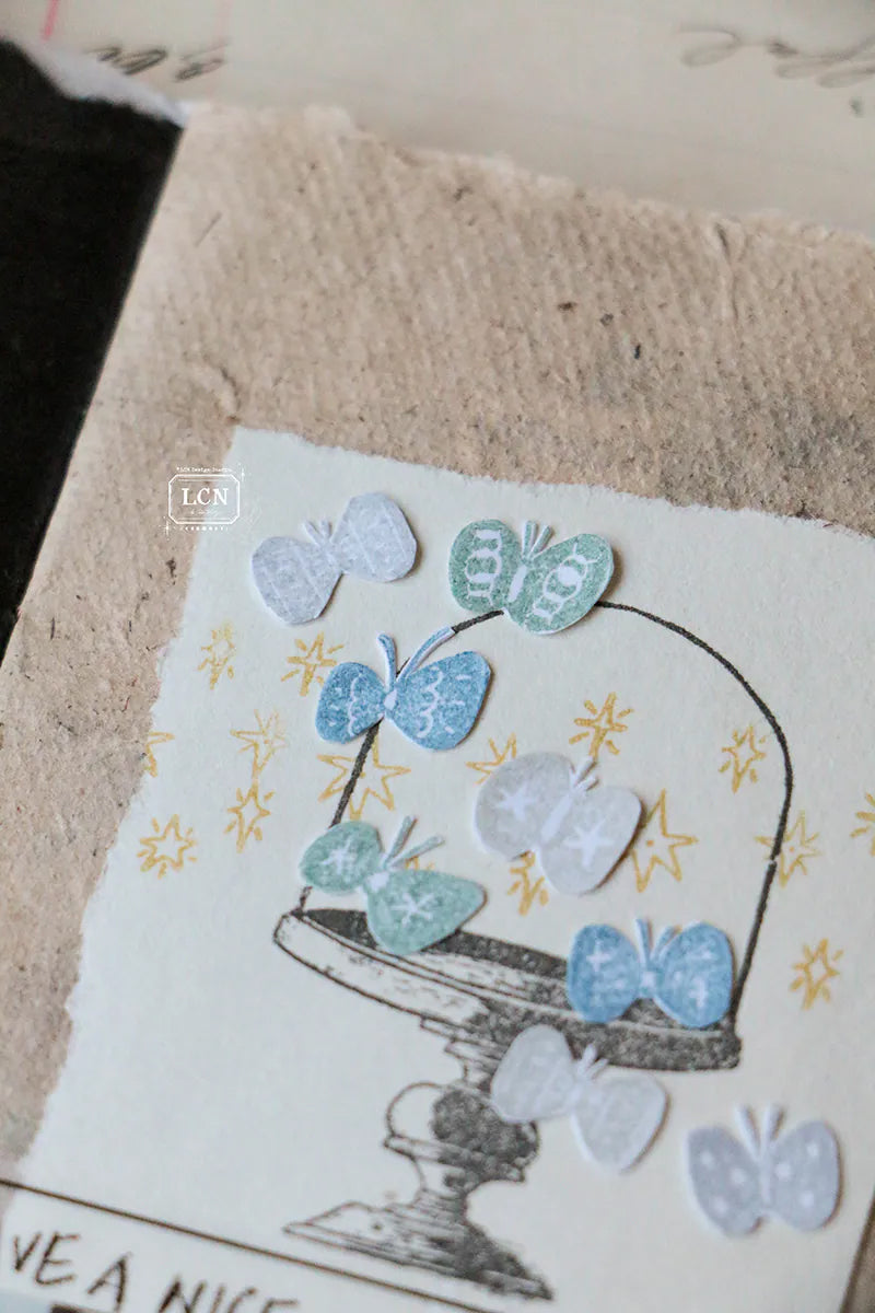 LCN Design Studio: Shell Butterflies Stamps Set