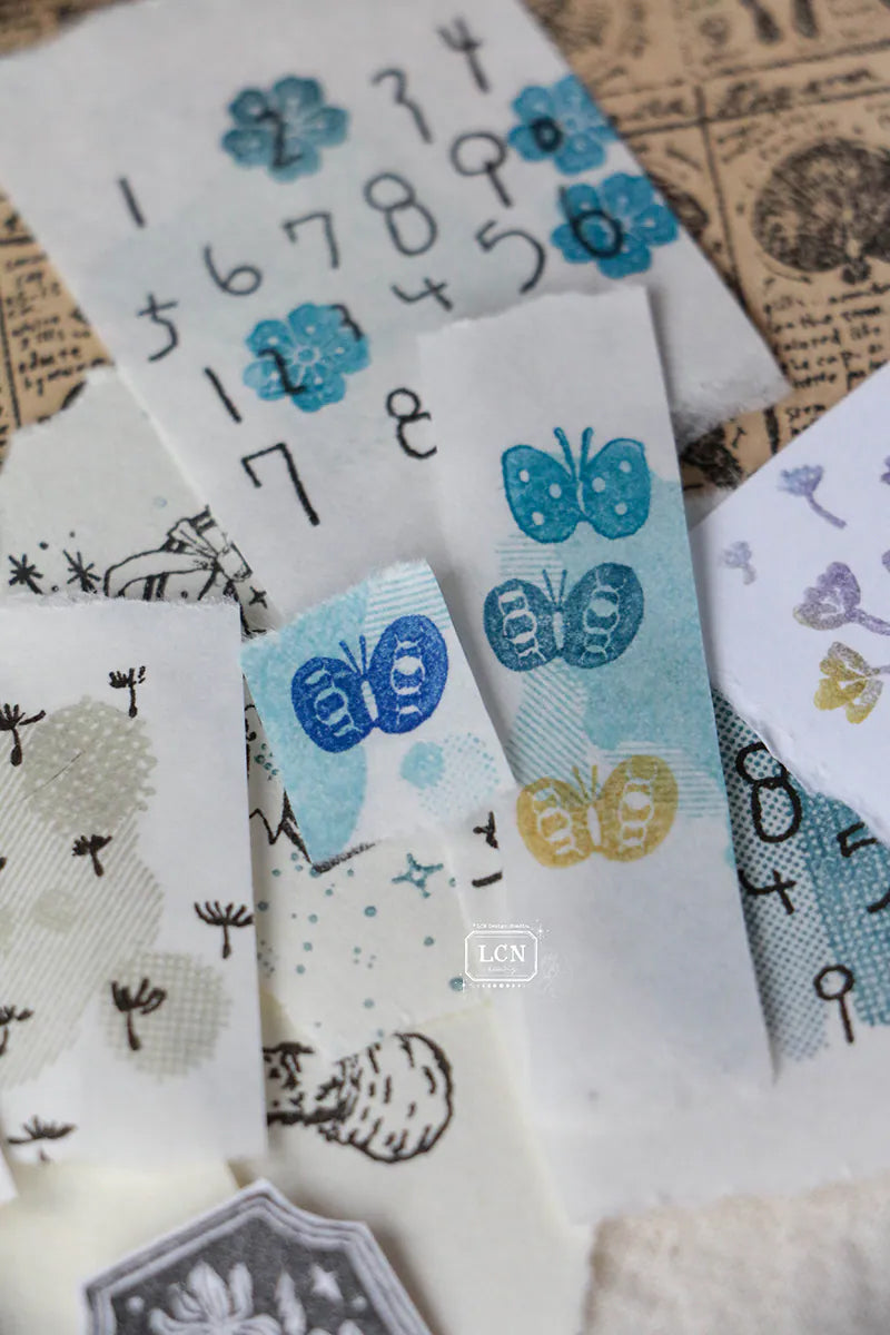 LCN Design Studio: Shell Butterflies Stamps Set