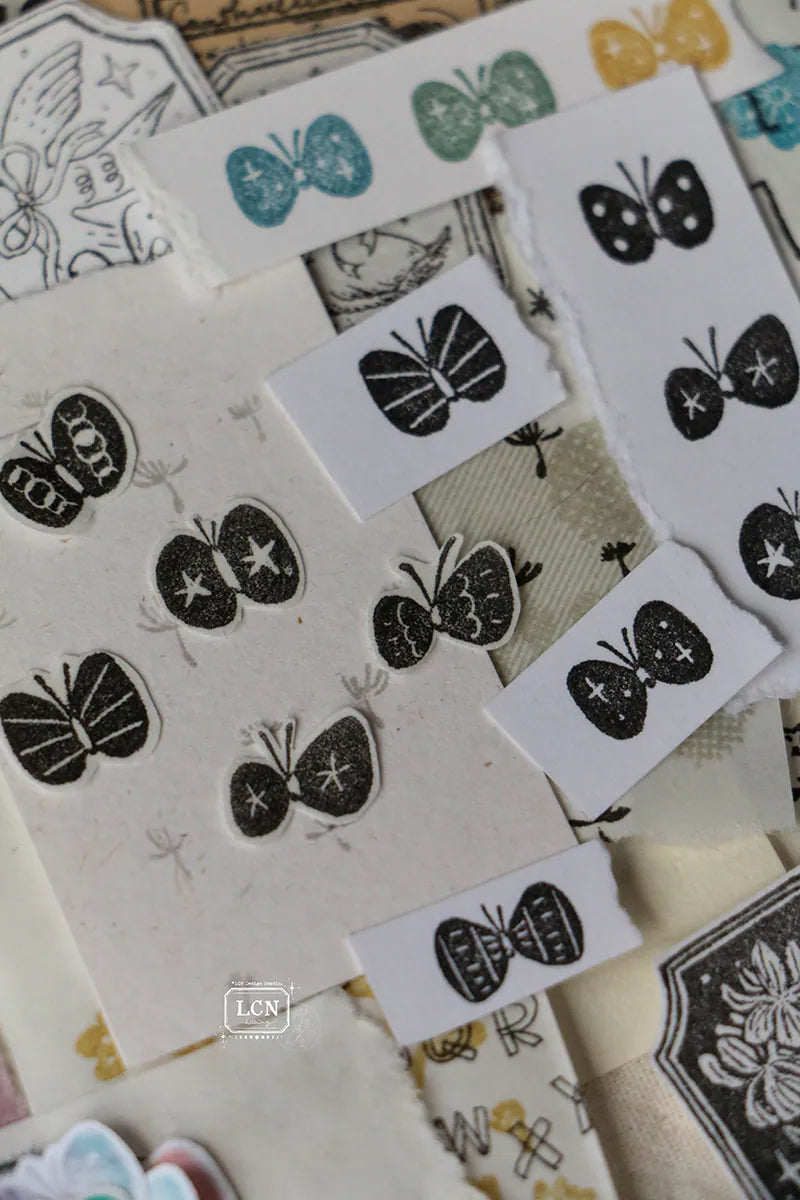 LCN Design Studio: Shell Butterflies Stamps Set