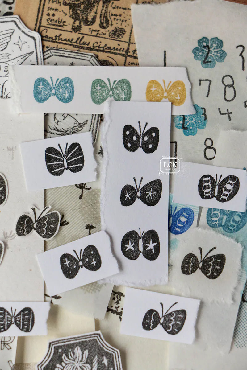 LCN Design Studio: Shell Butterflies Stamps Set