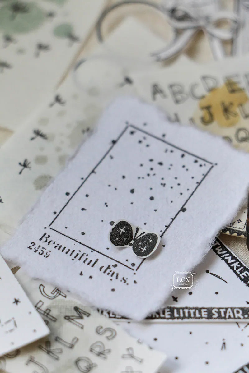 LCN Design Studio: Shell Butterflies Stamps Set