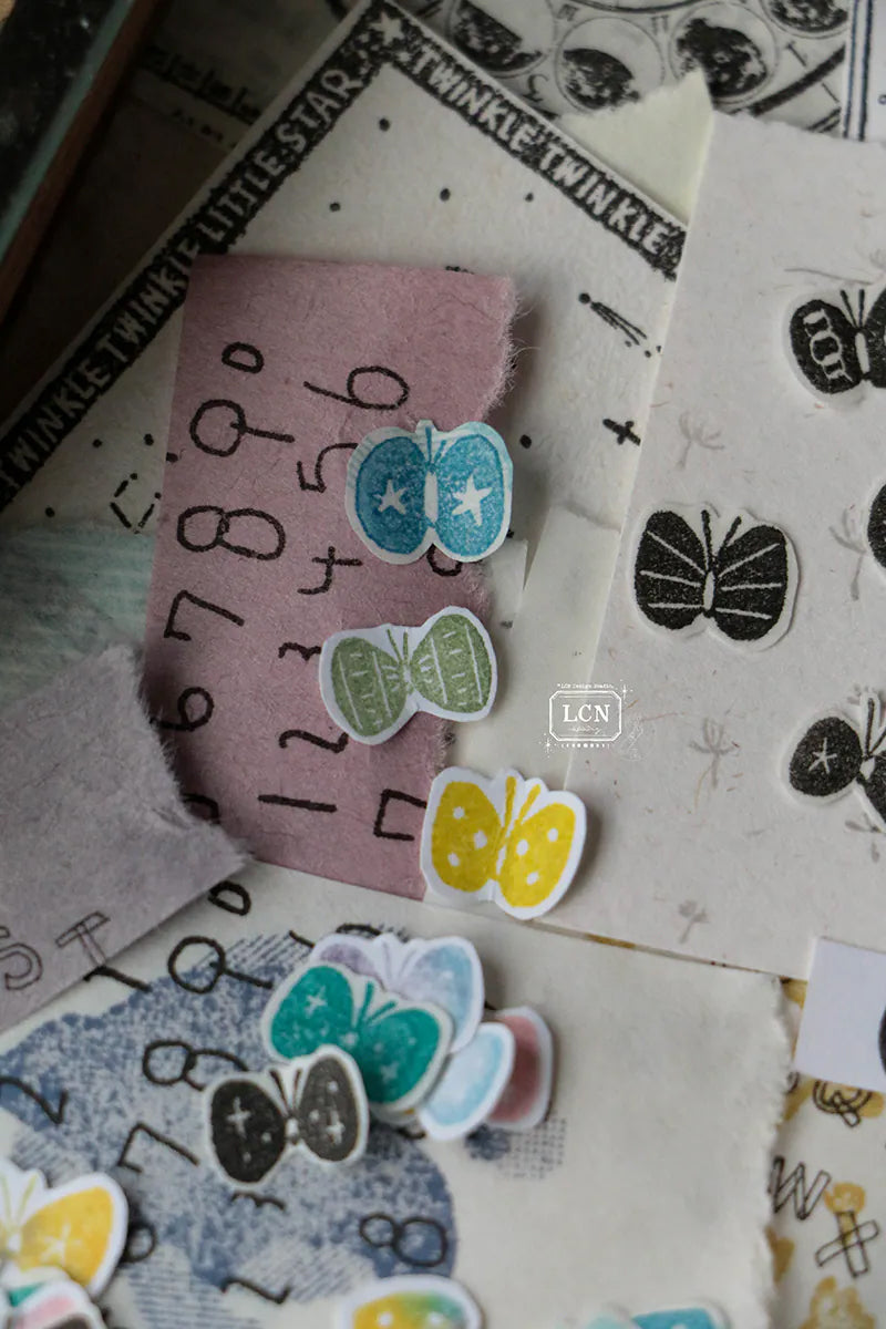 LCN Design Studio: Shell Butterflies Stamps Set