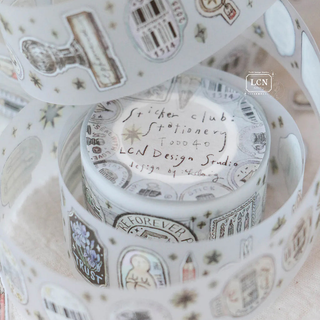 LCN Design Studio: Sticker Club Stationery Masking Tape