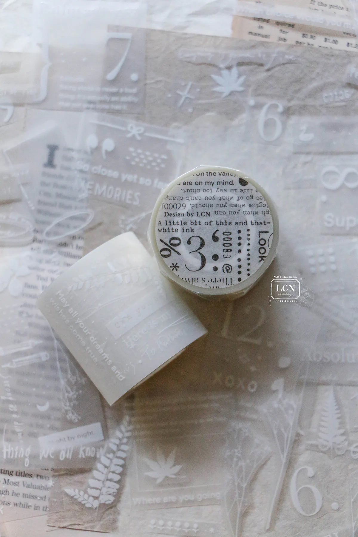 LCN Design Studio: This and That Masking Tape (White)