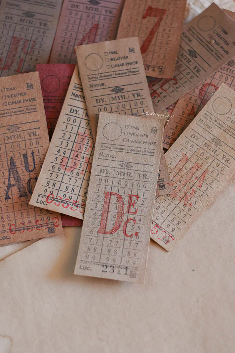 LCN Design Studio: Tickets A Stamps Set