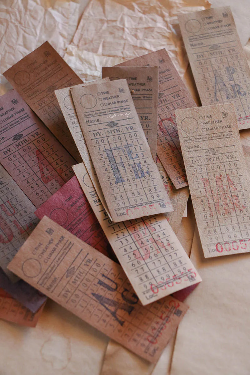 LCN Design Studio: Tickets A Stamps Set