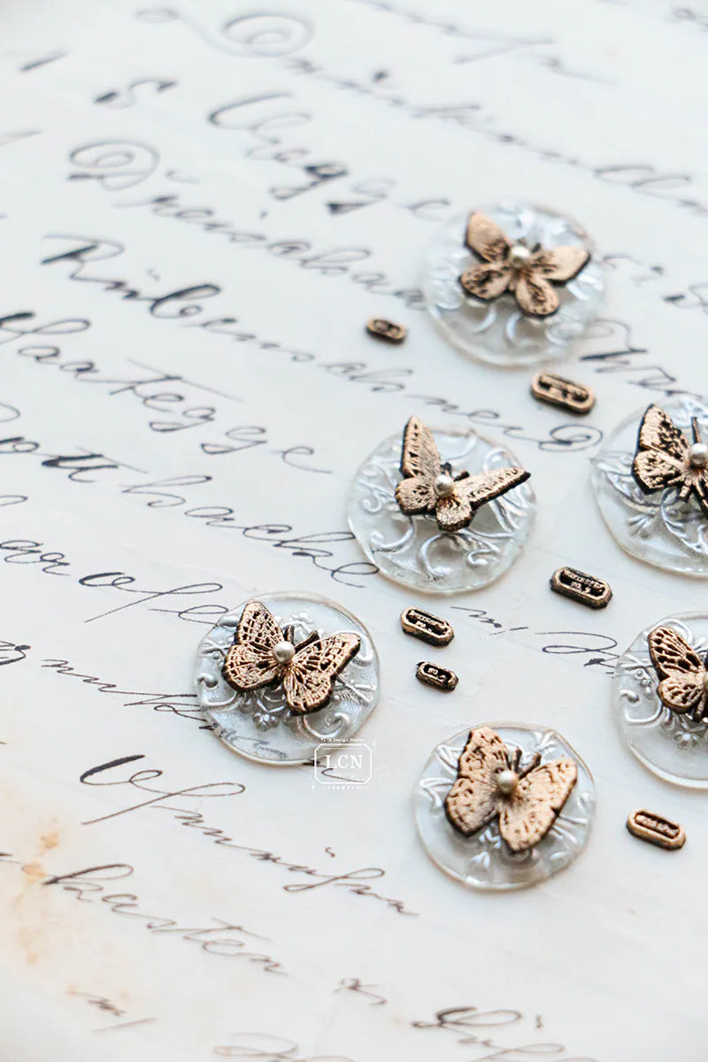LCN Design Studio: Tiny Butterfly Mini Wax Seal Stamps