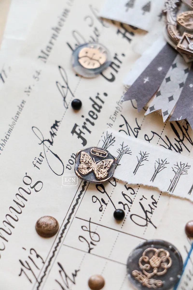 LCN Design Studio: Tiny Butterfly Mini Wax Seal Stamps