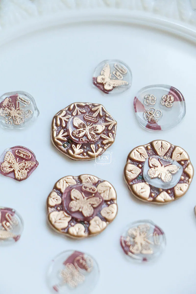 LCN Design Studio: Tiny Butterfly Mini Wax Seal Stamps