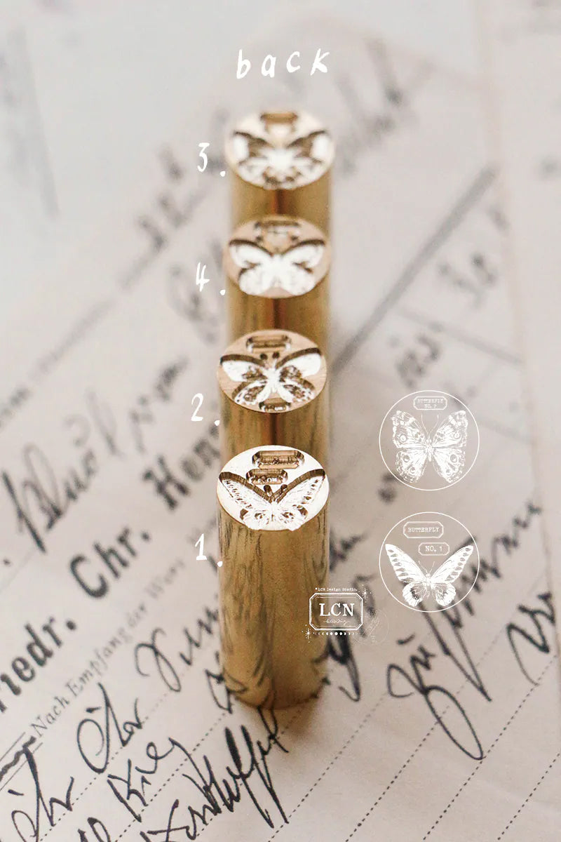 LCN Design Studio: Tiny Butterfly Mini Wax Seal Stamps