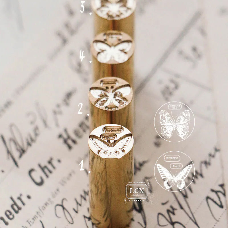 LCN Design Studio: Tiny Butterfly Mini Wax Seal Stamps