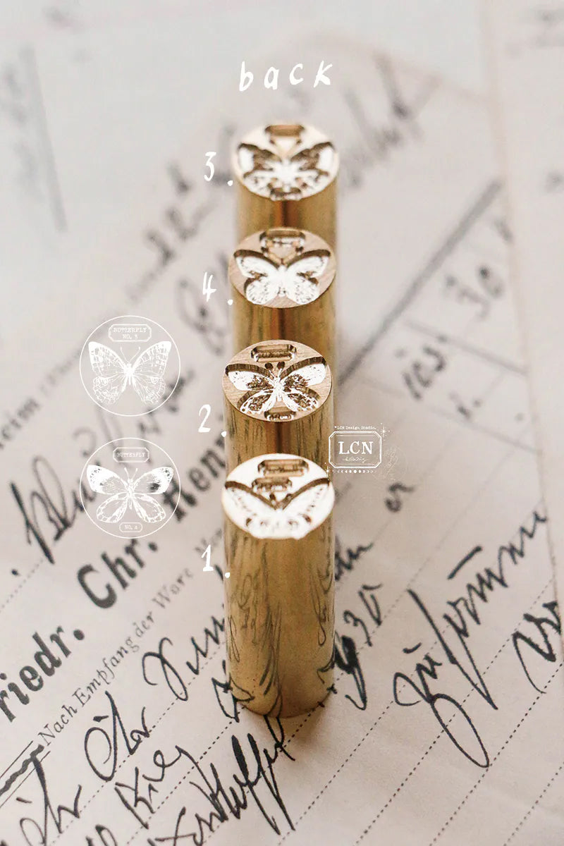 LCN Design Studio: Tiny Butterfly Mini Wax Seal Stamps