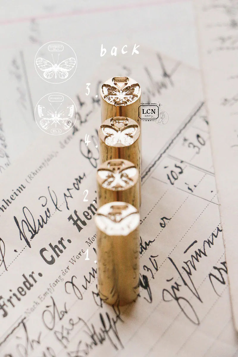 LCN Design Studio: Tiny Butterfly Mini Wax Seal Stamps