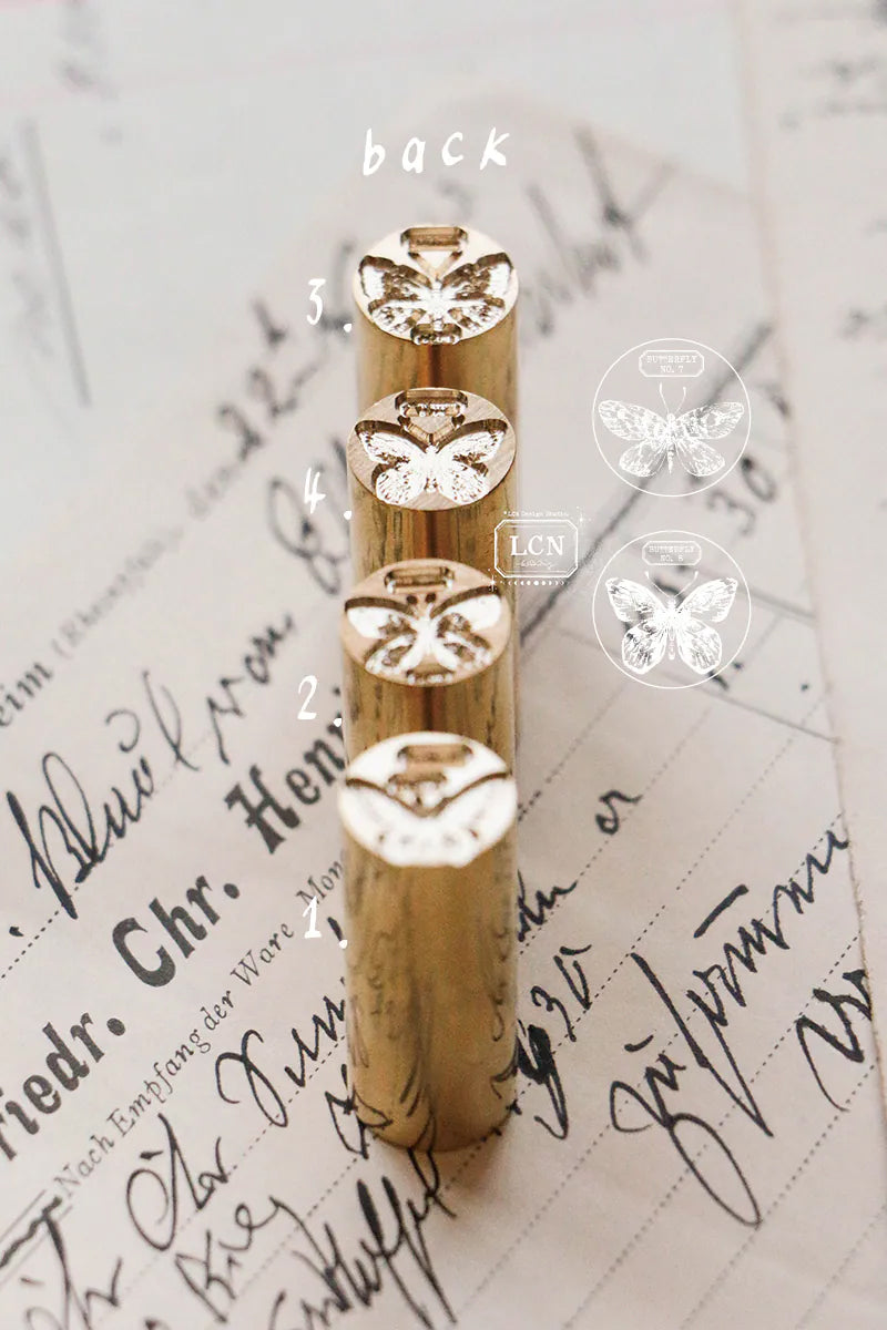 LCN Design Studio: Tiny Butterfly Mini Wax Seal Stamps