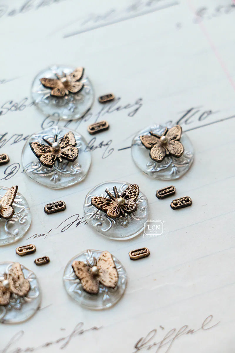 LCN Design Studio: Tiny Butterfly Mini Wax Seal Stamps
