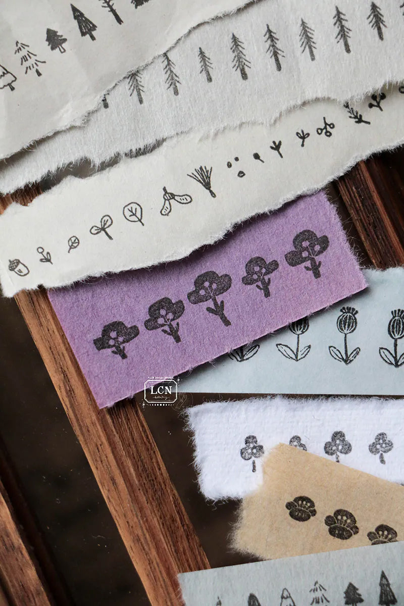 LCN Design Studio: Trees and Flowers Cling Stamp