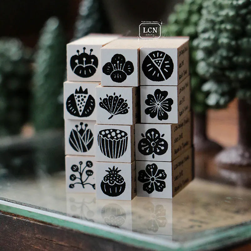 LCN Design Studio: Wagashi Flowers Stamps Set