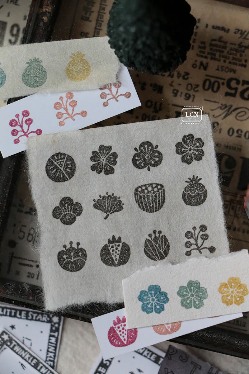 LCN Design Studio: Wagashi Flowers Stamps Set
