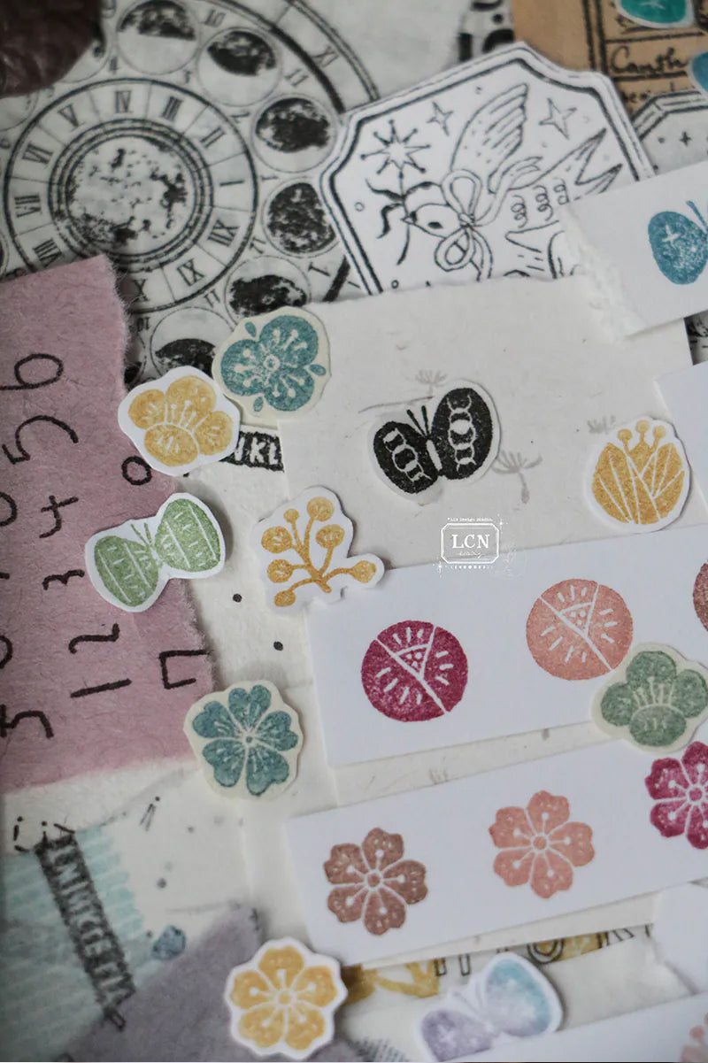 LCN Design Studio: Wagashi Flowers Stamps Set