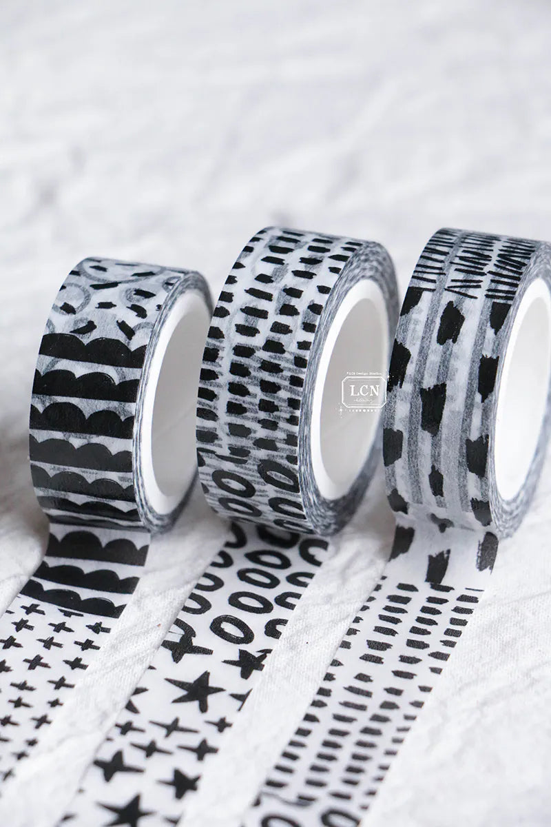 LCN Design Studio: Hand Drawn Patterns Washi Tape