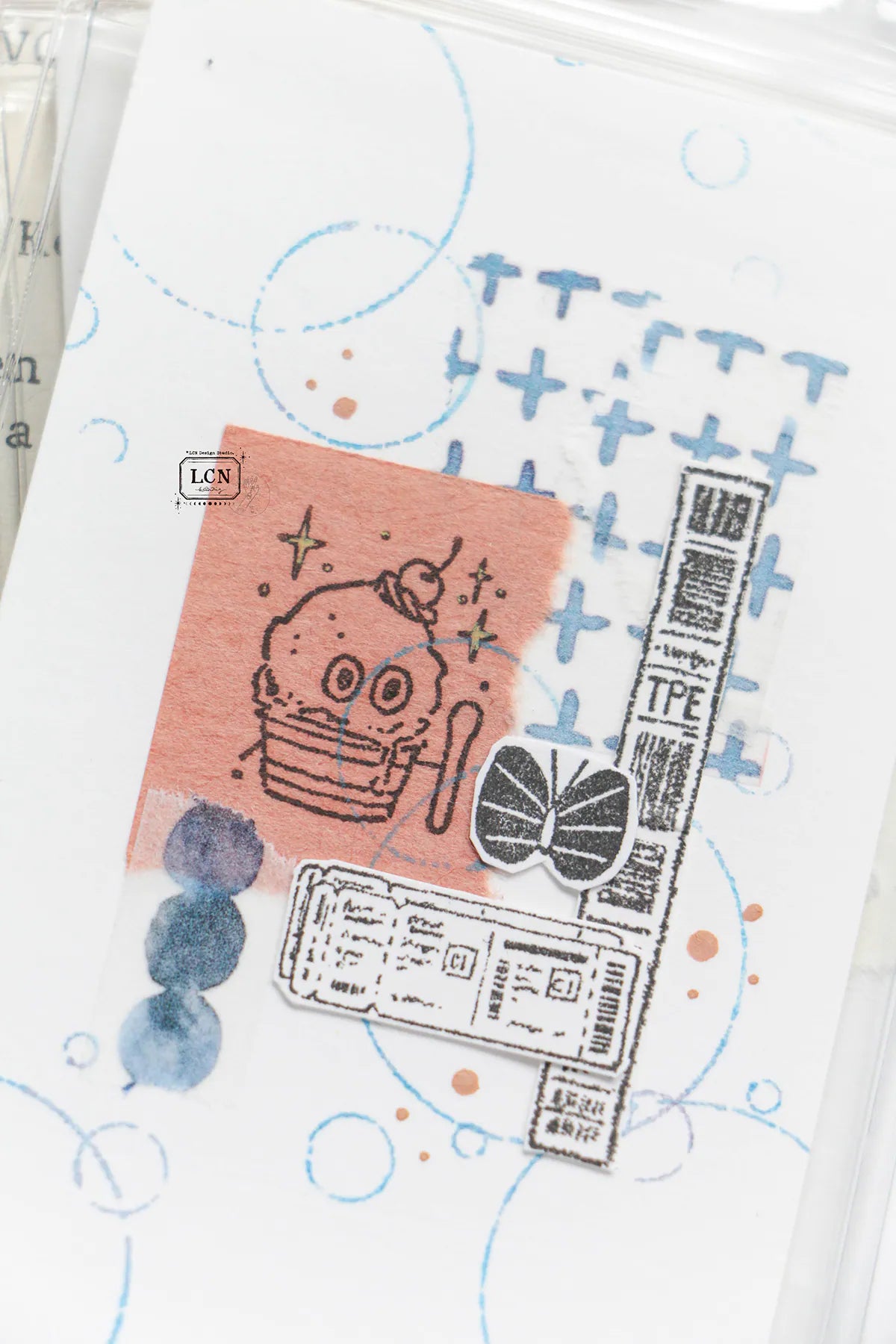 LCN Design Studio: Ice Cream Rubber Stamp
