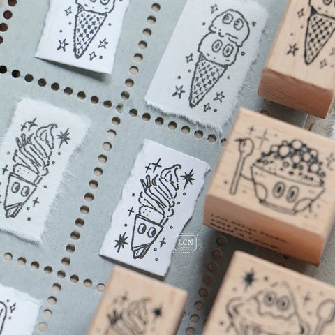 LCN Design Studio: Ice Cream Rubber Stamp