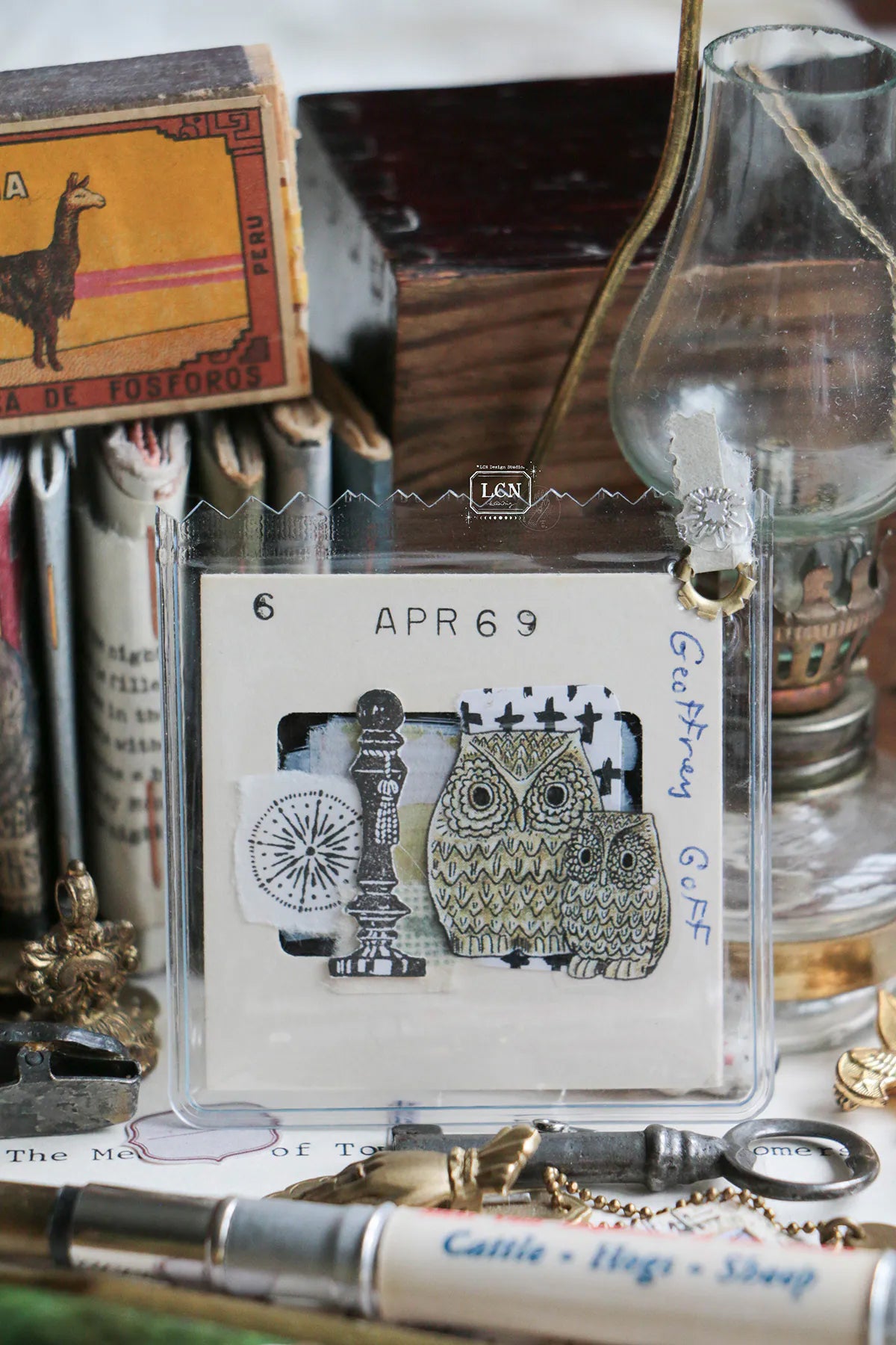 LCN Design Studio: Nebula Rubber Stamps Set