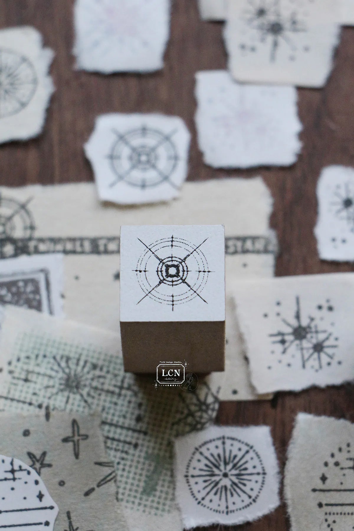 LCN Design Studio: Nebula Rubber Stamps Set