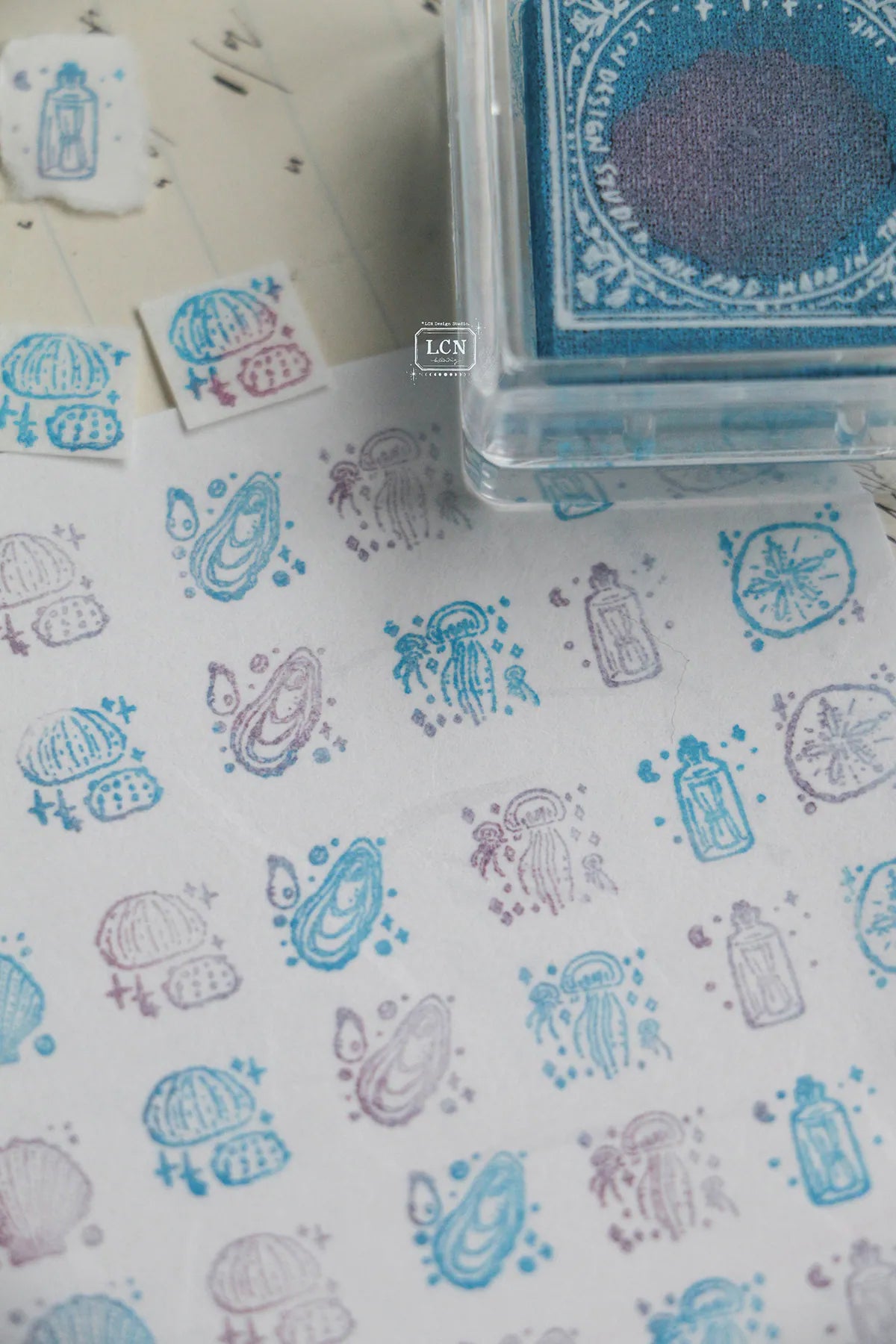 LCN Design Studio: Ocean Mini Tote Stationery Set
