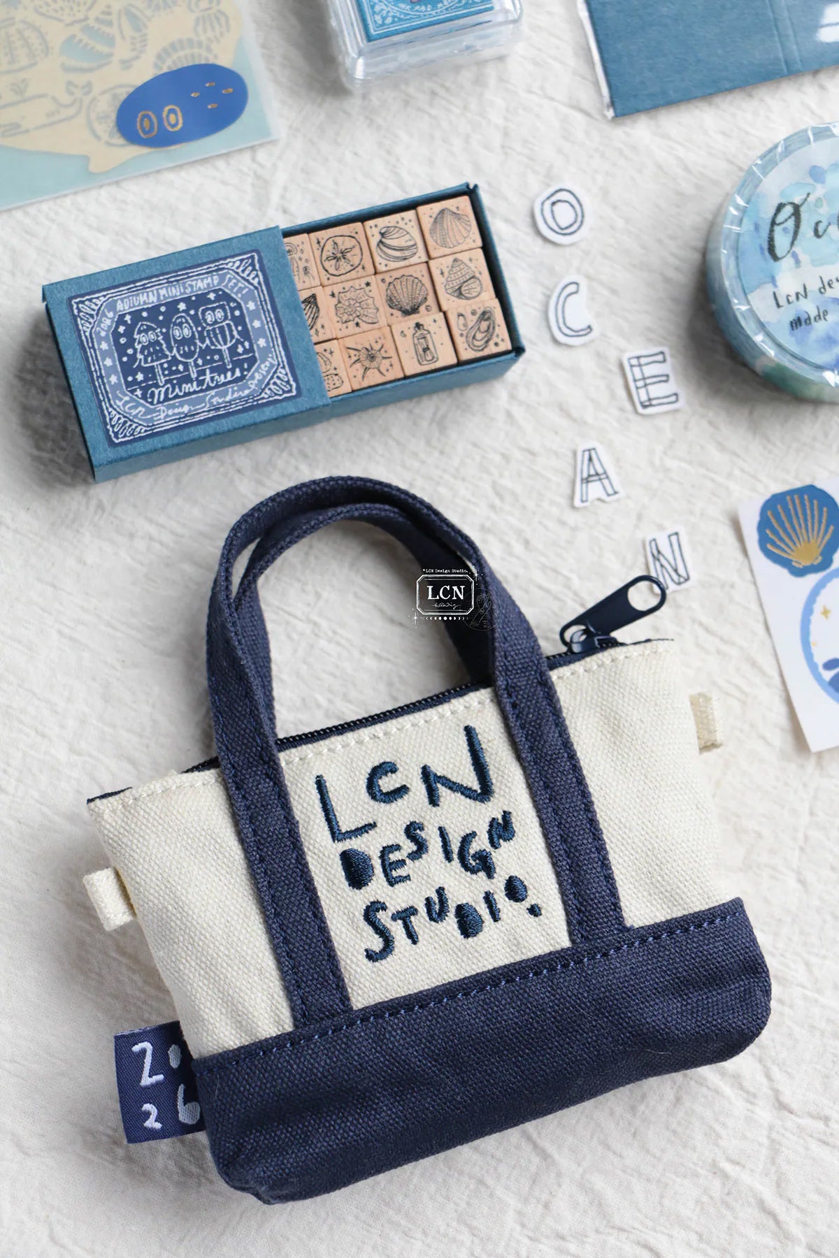 LCN Design Studio: Ocean Mini Tote Stationery Set