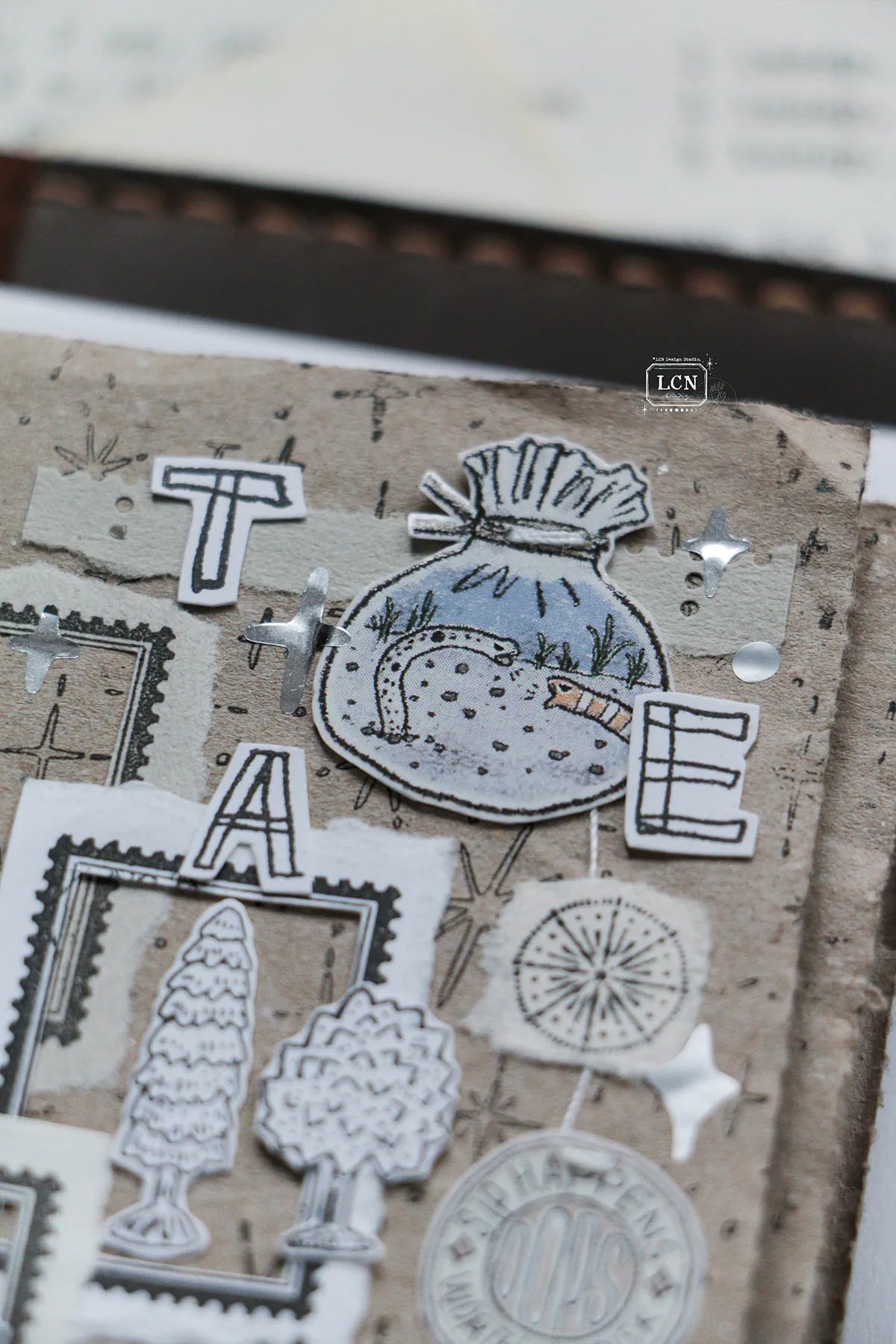 LCN Design Studio: Tea Time Kiss-Cut PET Tape