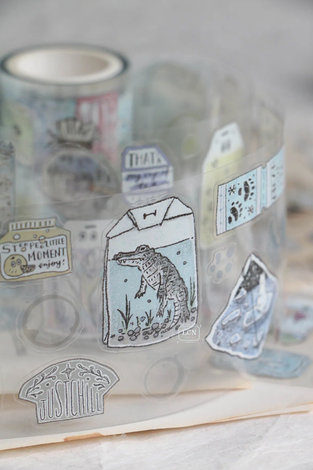 LCN Design Studio: Tea Time Kiss-Cut PET Tape
