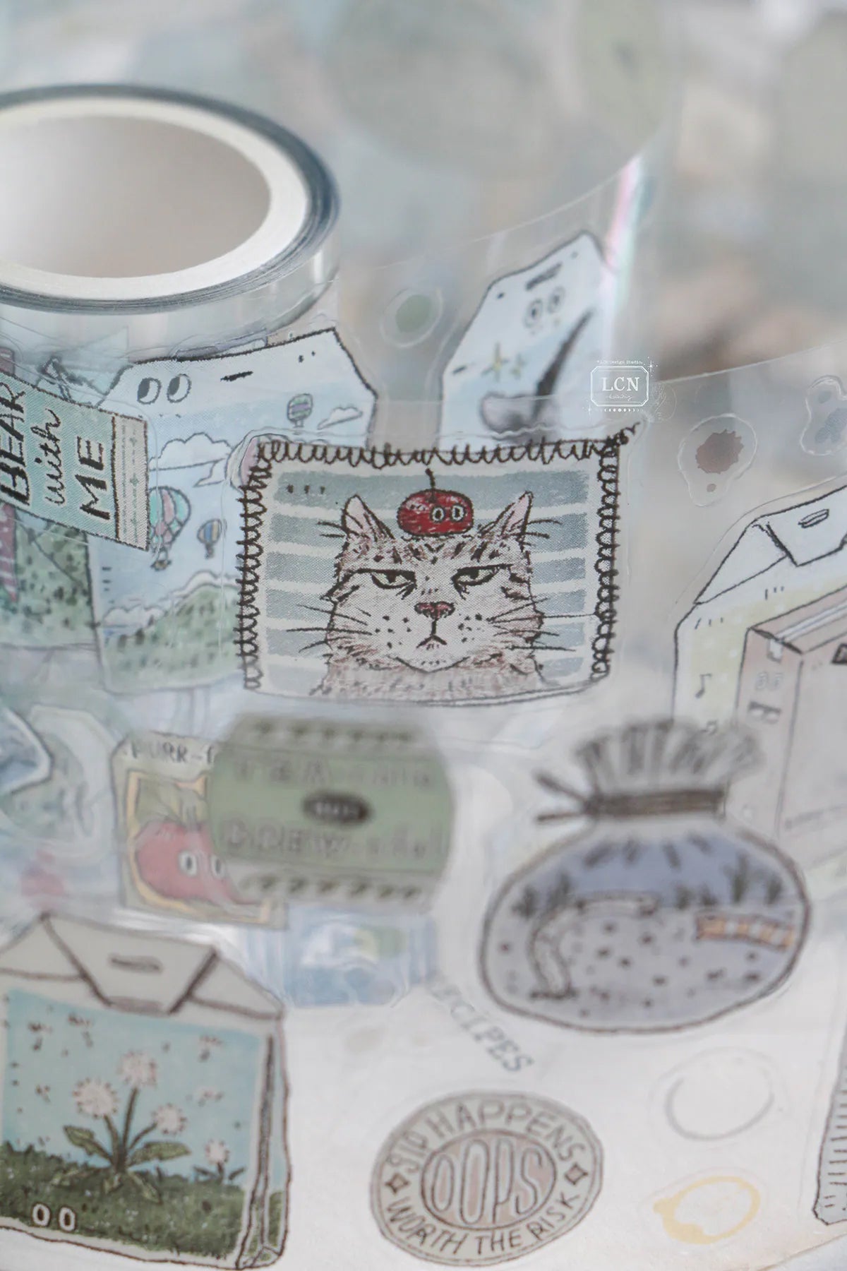 LCN Design Studio: Tea Time Kiss-Cut PET Tape