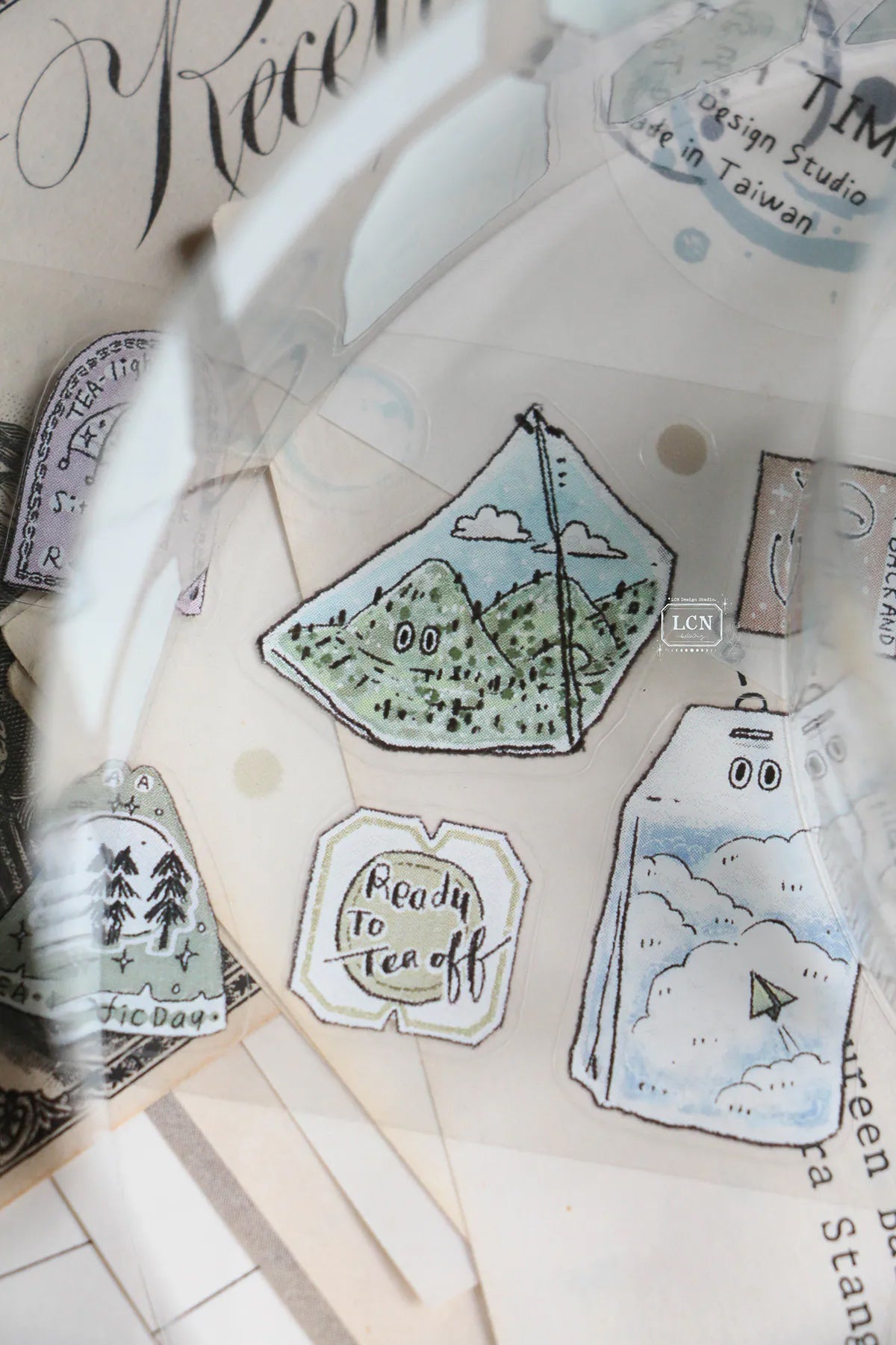 LCN Design Studio: Tea Time Kiss-Cut PET Tape