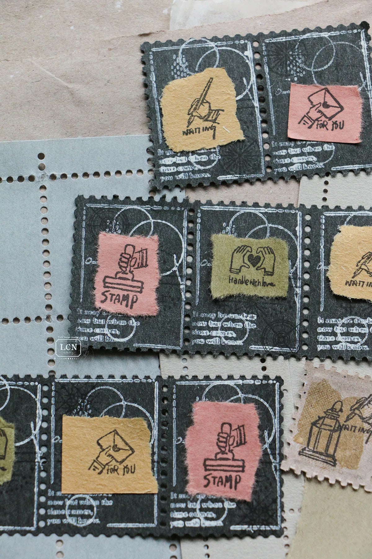 LCN Design Studio: Tiny Signs Rubber Stamps Set
