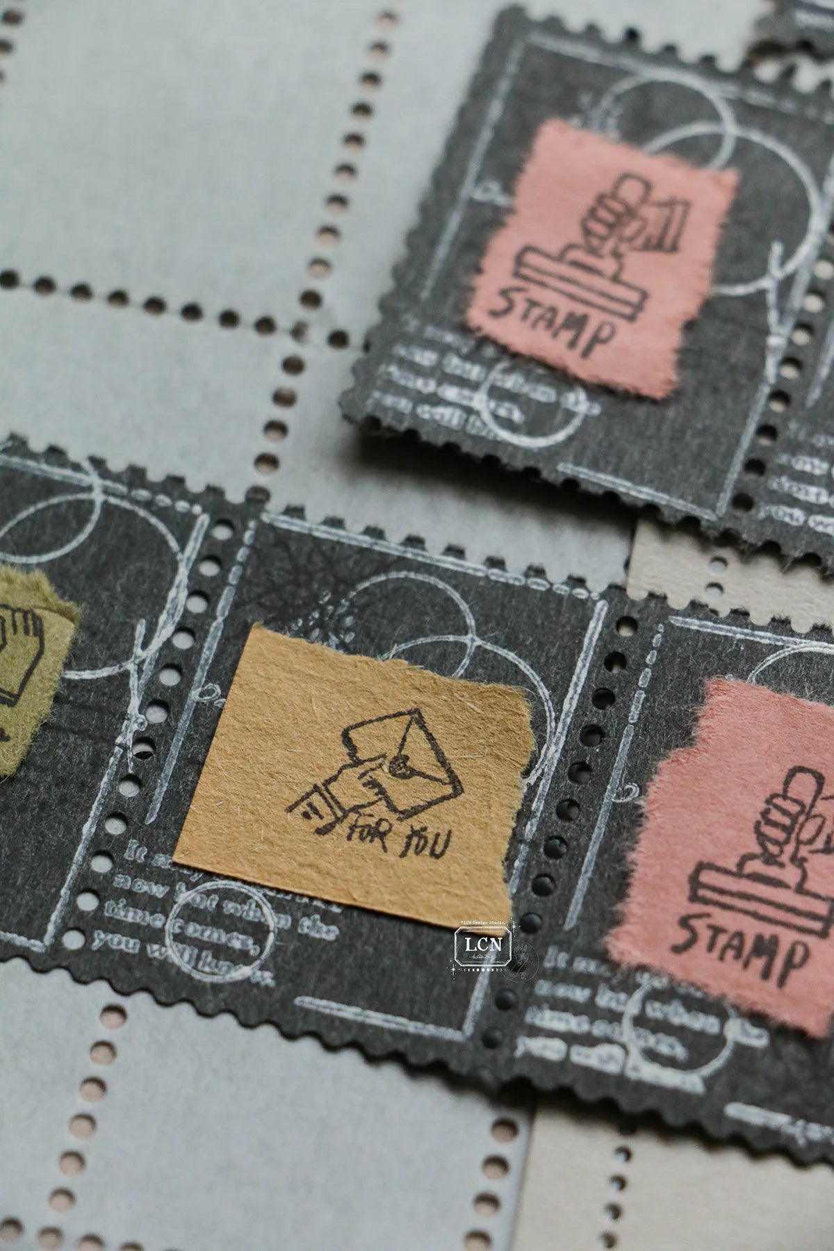 LCN Design Studio: Tiny Signs Rubber Stamps Set