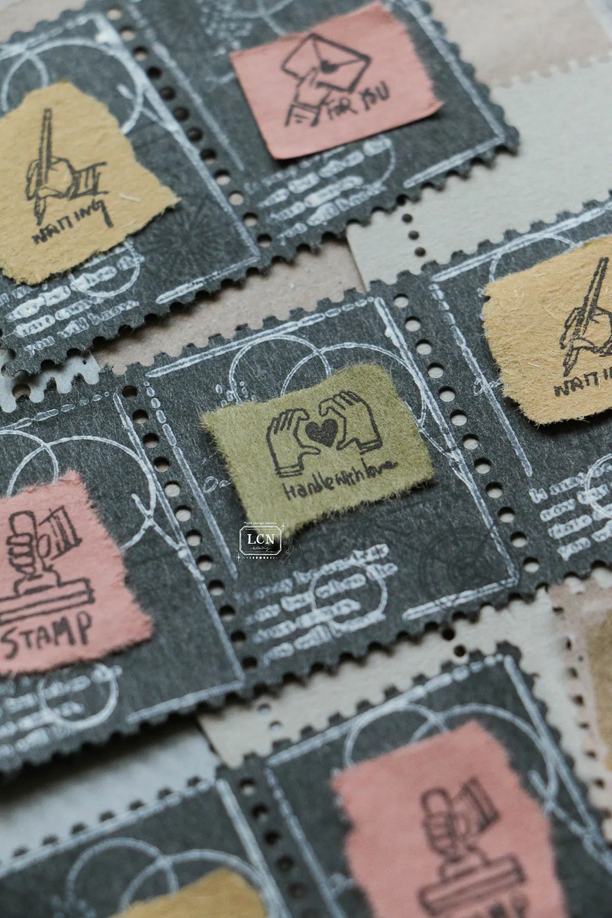LCN Design Studio: Tiny Signs Rubber Stamps Set