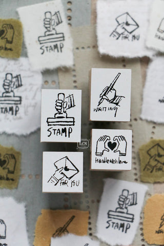 LCN Design Studio: Tiny Signs Rubber Stamps Set